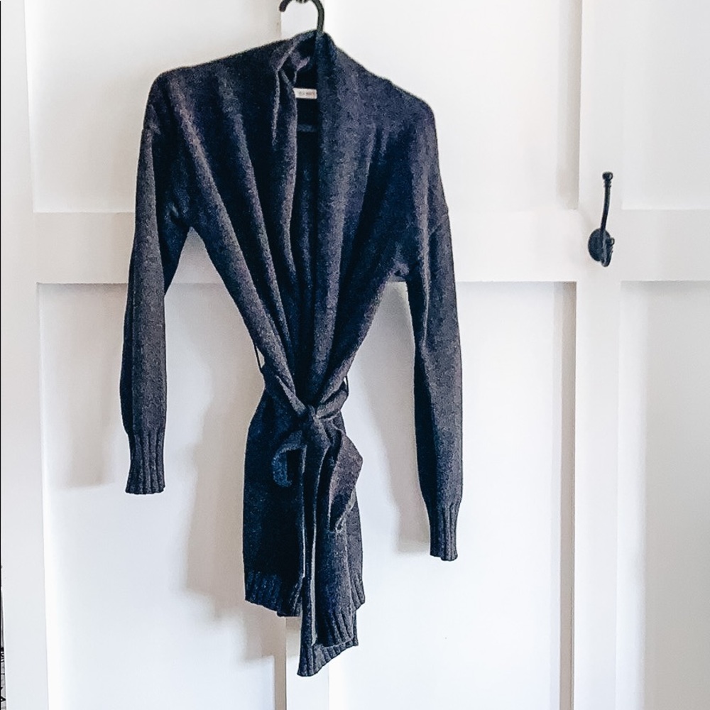 Old navy tie duster sweater
